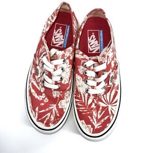 Vans Off‎ The Wall Ultracush Women's 6 Men's 4.5 Red Floral